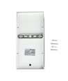 E27 Wandlamp - IP44 buiten, wit, zonder lichtbron