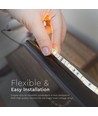 5m 4,8W/m RGB LED-strip - 12V DC, IP20, 30 LED's per meter