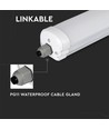 150cm 160lm/W 32W waterdicht compleet LED-armatuur, Doorvoerbedraad - 5120lm, IP65