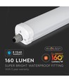150cm 160lm/W 32W waterdicht compleet LED-armatuur, Doorvoerbedraad - 5120lm, IP65
