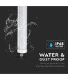 150cm 160lm/W 32W waterdicht compleet LED-armatuur, Doorvoerbedraad - 5120lm, IP65