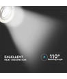 3-pack 5W inbouwspot - Stalen front, compleet met GU10-houder en LED-spot