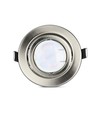 3-pack 5W inbouwspot - Stalen front, compleet met GU10-houder en LED-spot