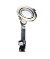 3-pack 5W inbouwspot - Stalen front, compleet met GU10-houder en LED-spot