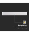 20W LED witte langwerpige wandlamp - IP44 buiten, indirect, incl. lichtbron
