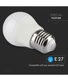 E27 5W Smart Home kogel LED-lamp - G45, Tuya/Smart Life, werkt met Google Home, Alexa en smartphones