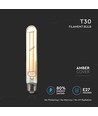 V-Tac 6W LED-lamp - Gloeidraad, T30, extra warm wit, 2200K, E27