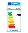 E27 8W LED-lamp - Kooldraad, mat, A67