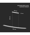 18W Designer LED hanglamp armatuur - 98cm, 4000K