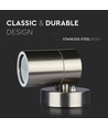 V-Tac wandlamp - IP44 buiten, GU10 fitting, zonder lichtbron