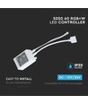 RGB+WW-controller met afstandsbediening - Alleen geschikt voor RGB+WW-strip, infrarood, 12V (96W), 24V (192W)