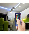 RGB+WW-controller met afstandsbediening - Alleen geschikt voor RGB+WW-strip, infrarood, 12V (96W), 24V (192W)