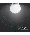 B22 5,5W LED-lamp - G45, Samsung LED-chip