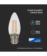 B22 4W LED-kaarslamp - Samsung LED-chip, kooldraad