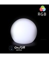 V-Tac RGB LED bol - Oplaadbaar, met afstandsbediening, Ø40 cm