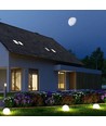 V-Tac RGB LED bol - Oplaadbaar, met afstandsbediening, Ø40 cm