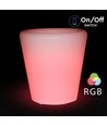 V-Tac RGB LED plantenpotverhoger - Oplaadbaar, met afstandsbediening, 28x28x29 cm