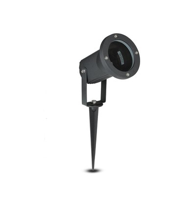 Tuinprikspot - GU10, IP44, Zwart, werklamp, zonder lichtbron