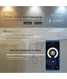 40W Smart Home LED paneel - 25mm, 60x60, Tuya/Smart Life, werkt met Google Home/Alexa, witte rand