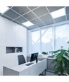 40W Smart Home LED paneel - 25mm, 60x60, Tuya/Smart Life, werkt met Google Home/Alexa, witte rand