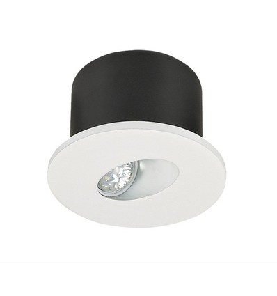 3W trapverlichting - Buitenmaat: Ø8 cm, gat: 6,2x6,2 cm