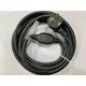 Stekker voor 230V LED-strip (Type Q), IP67 waterdicht - Inclusief eindkap, 1m, 230V