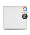 40W Smart Home LED paneel - 25mm, 60x60, Tuya/Smart Life, werkt met Google Home/Alexa, witte rand