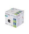 4W Wandlamp - IP65 buiten, rond, zwart, incl. lichtbron