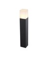 V-Tac vierkante tuinlamp - Zwart, 50 cm, IP54, GU10 fitting, zonder lichtbron, 230V