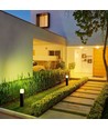 V-Tac vierkante tuinlamp - Zwart, 50 cm, IP54, GU10 fitting, zonder lichtbron, 230V
