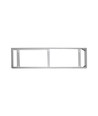 Frame voor 120x30 LED-paneel - Geleverd als geheel, witte rand
