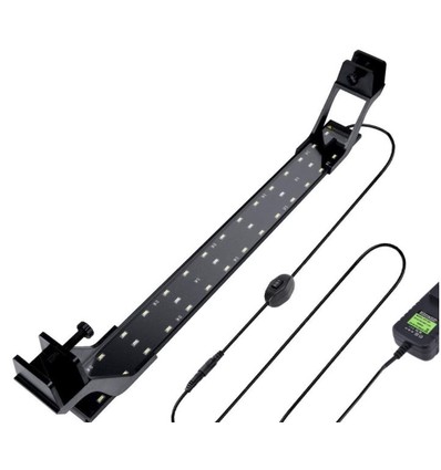 53-73 cm aquariumarmatuur - 14W LED, wit/blauw, verstelbaar