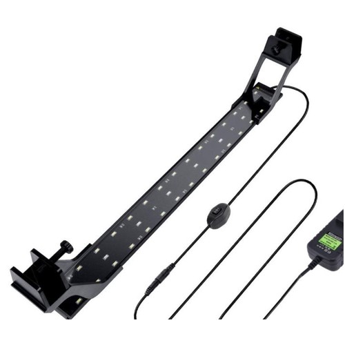 73-93 cm aquariumarmatuur - 20W LED, wit/blauw, verstelbaar