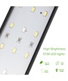 19,5 cm aquariumlamp - 7W LED, wit/blauw