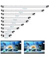 92 cm aquariumarmatuur - 9W LED, wit/blauw, met zuignappen, IP67