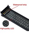 48-70 cm aquariumarmatuur - 11W LED, wit/blauw, verstelbaar