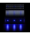 48-70 cm aquariumarmatuur - 11W LED, wit/blauw, verstelbaar