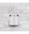 12W LED witte wandlamp - IP65 buiten, vierkant, verstelbare stralingshoek, incl. lichtbron