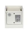 12W LED witte wandlamp - IP65 buiten, vierkant, verstelbare stralingshoek, incl. lichtbron