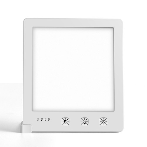 LED lichttherapielamp met timer - 10W, wit, 10.000 LUX, USB