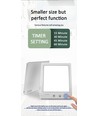 LED lichttherapielamp met timer - 10W, wit, 10.000 LUX, USB