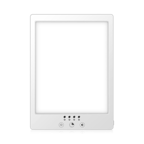 LED lichttherapielamp met timer - 14W, wit, 12.000 LUX