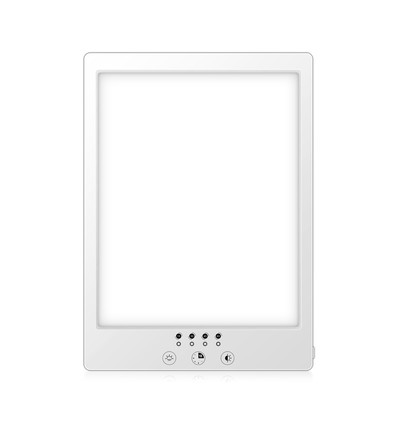LED lichttherapielamp met timer - 14W, wit, 12.000 LUX