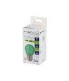 E27 2W LED kogellamp - Groen, Kooldraad