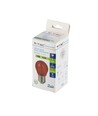E27 2W LED kogellamp - Rood, Kooldraad