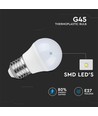 E27 4W LED-lamp - G45, compact