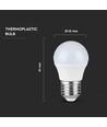 E27 4W LED-lamp - G45, compact