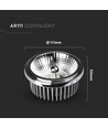 G53 20W LED-spot - AR111, warm wit