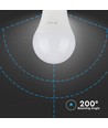 10 stuks E27 9W LED-lamp - 200 graden