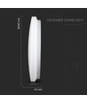36W LED plafondlamp - Ø48cm, CCT, 3 lichtkleuren, rond